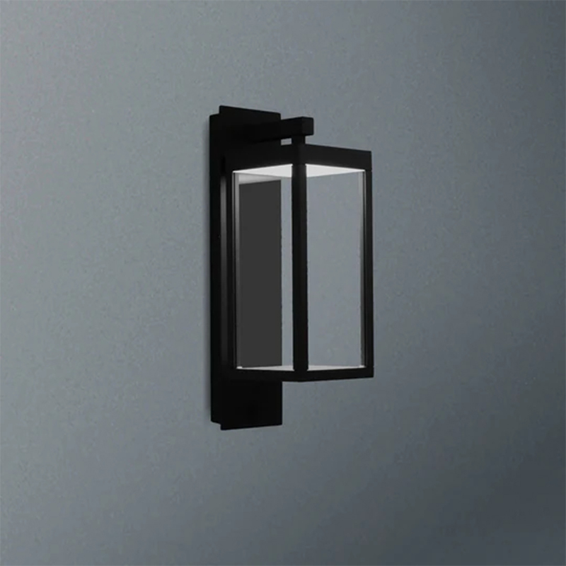 22559 حیاط در فضای باز نور چراغ چراغ LED با سنسور روز فانوس آلومینیومی برای ایوان