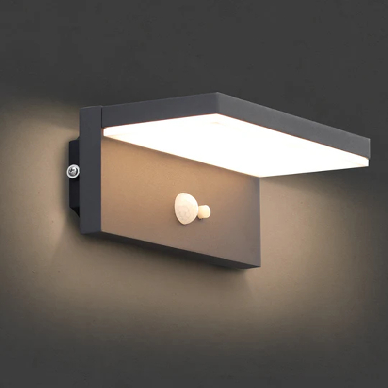 17329 LED چراغ دیواری نورپردازی در فضای باز خورشیدی